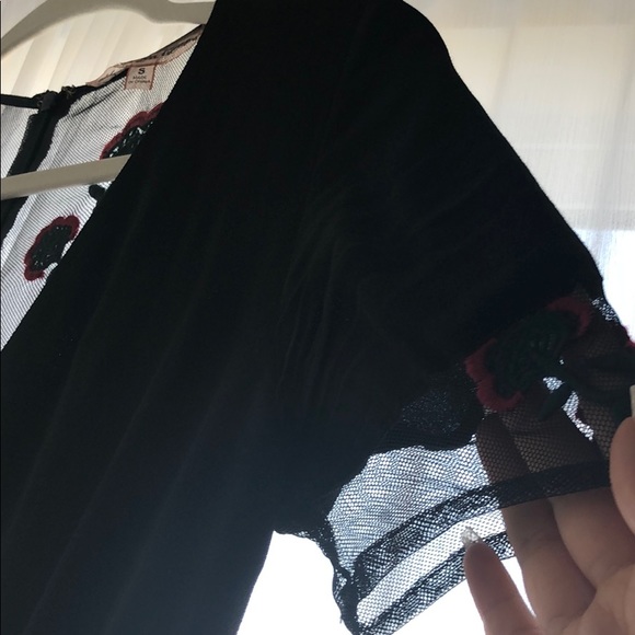 For love and lemons black romper floral appliqué - Picture 3 of 5